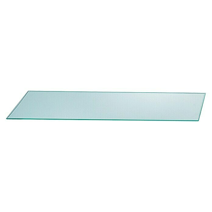 Kristall-Form Glasablage (60 x 14 cm, Stärke: 6 mm)