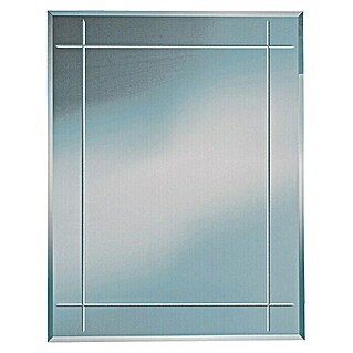 Kristall-Form Facettenspiegel Karo (55 x 70 cm, Stärke: 4 mm)