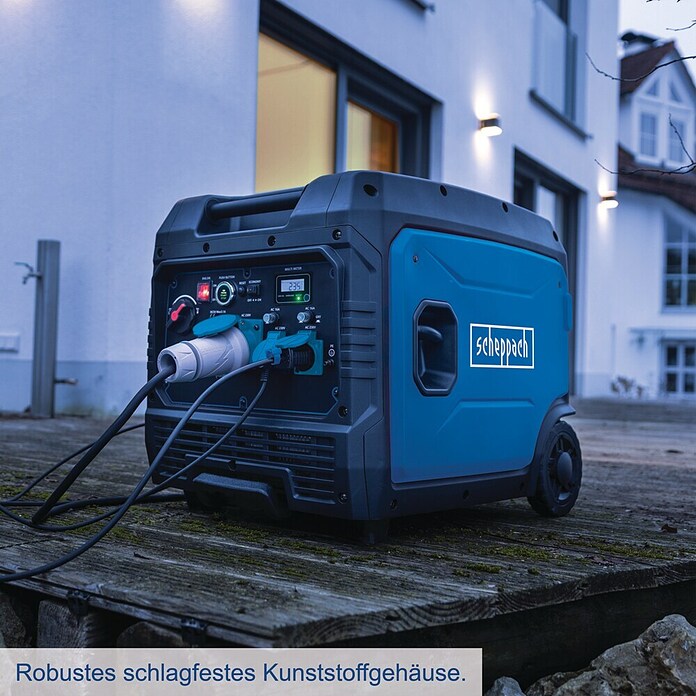 Scheppach Stromerzeuger SG7000i (Nennleistung: 3 600 W, Tankvolumen: 15 l) | BAUHAUS