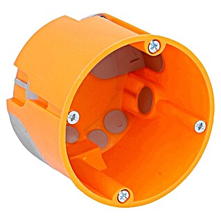 UniTEC Podžbukna kutija za šuplji zid (Ø x V: 68 x 61 mm, 1-struko, Narančaste boje, 1 Kom.)
