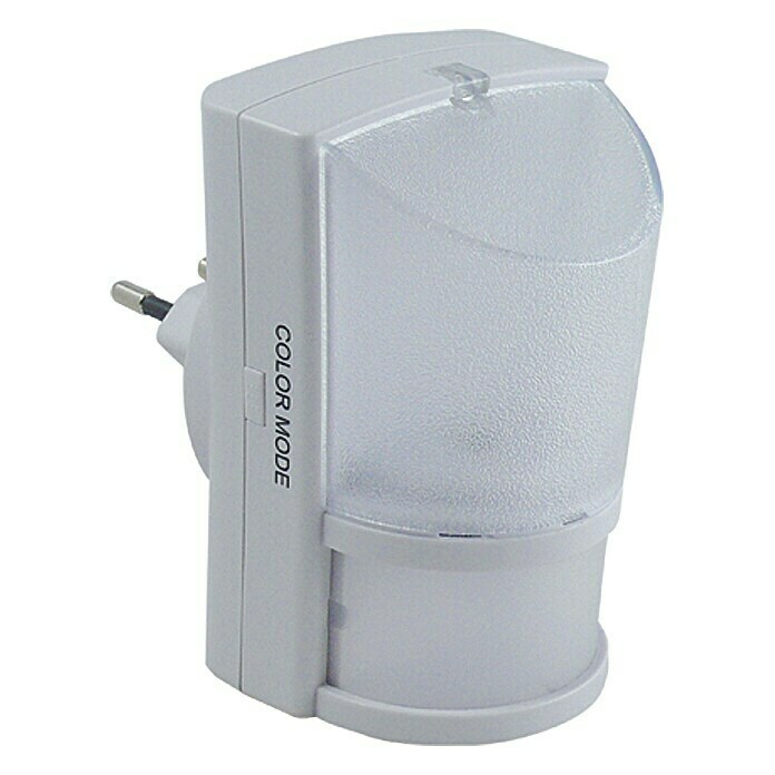 Hama LED-Nachtlicht mit Steckdose, USB, Bewegungs- und Lichtsensor (L x B x  H: 7,5 x 8,5 x 8,5 cm, Tageslichtweiß) | BAUHAUS