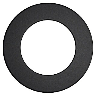 Rozeta za dimniško cev (Premer: 120 mm, Senotermno pobarvano, Črne barve)