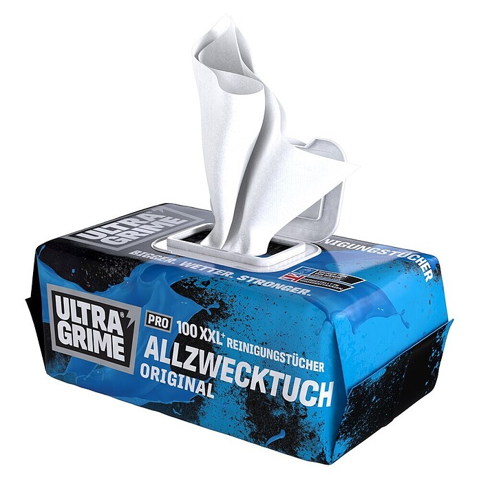 Feuchte Reinigungstücher Ultra Grime (100 Stk.) | BAUHAUS