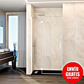 GME Mampara de ducha frontal Glass C (70 x 195 cm, Blanco, An x Al: 70 (20/50) x 195 cm) | BAUHAUS