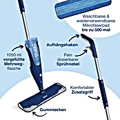 Bona Spray Mop für Holzfußböden (Mikrofaser, 1 x Bona Spray Mop, 1 x Bona Spray Mop Refiller (Kartusche), 1 x Bona Mikrofaser-Reinigungspad)