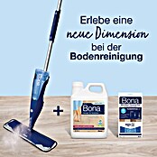 Bona Spray Mop für Holzfußböden (Mikrofaser, 1 x Bona Spray Mop, 1 x Bona Spray Mop Refiller (Kartusche), 1 x Bona Mikrofaser-Reinigungspad)