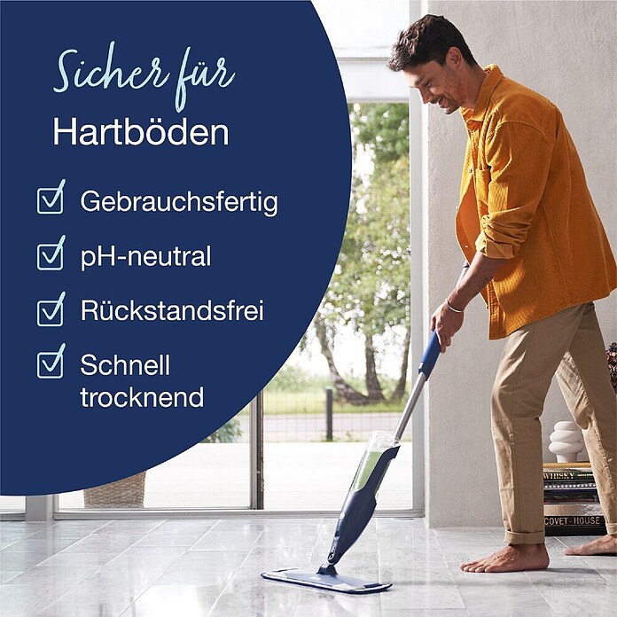Bona Spray Mop für Fliesen- und Laminatböden (Mikrofaser, null)