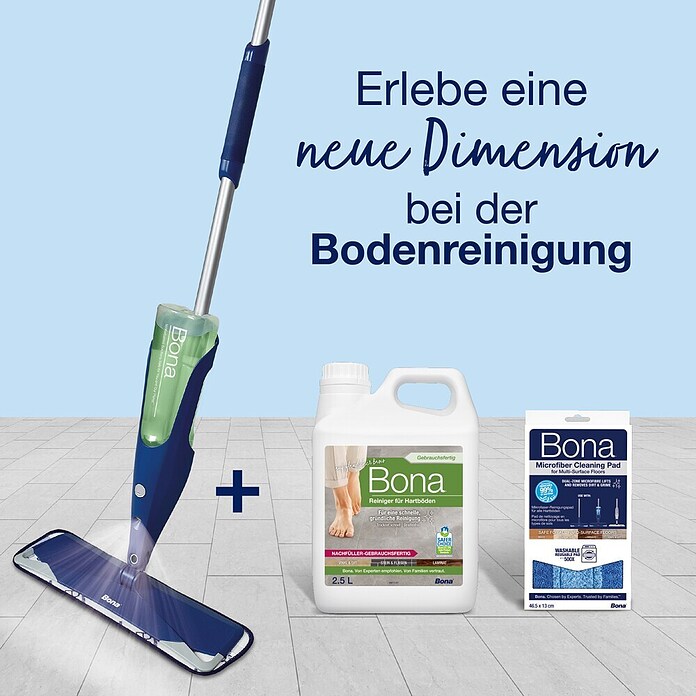 Bona Spray Mop für Fliesen- und Laminatböden (Mikrofaser, null)