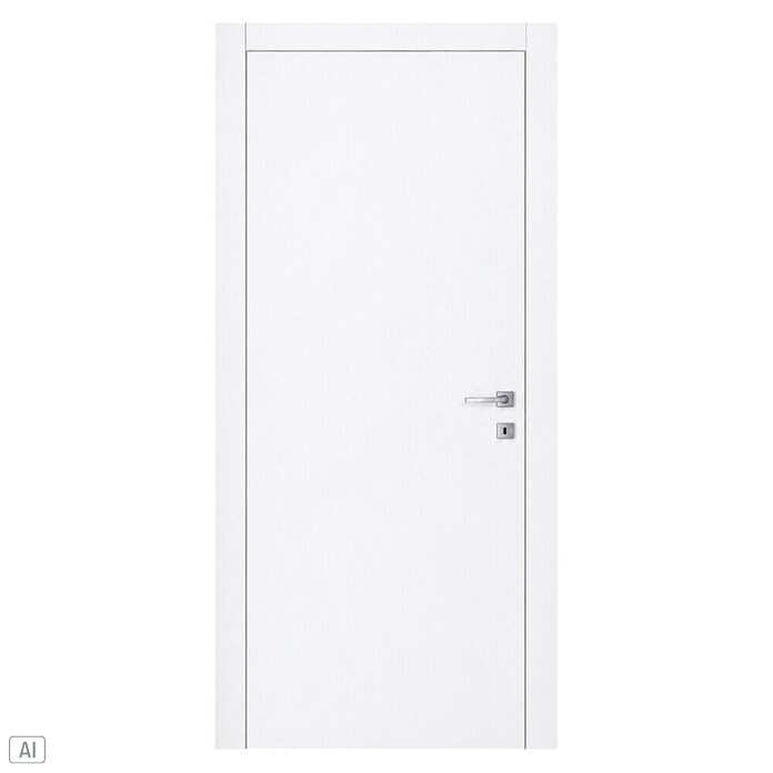 Set sobnih vrata s dovratnikom Vera  (70 x 210 cm, Smjer otvaranja: Lijevo/desno, Bijela, Saće) | BAUHAUS