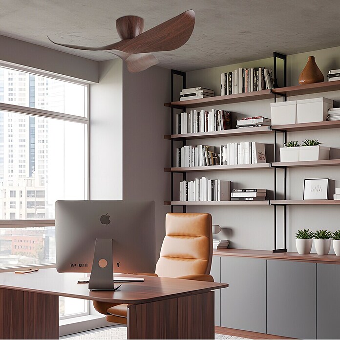 Alemar Ventilador de techo Venice (Madera Oscura, 97 cm, 7 W - 30 W) | BAUHAUS