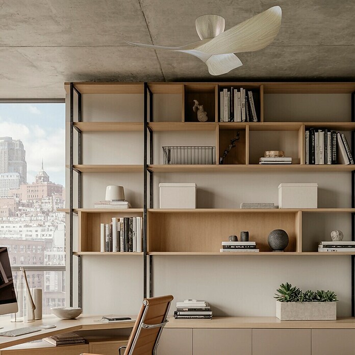 Alemar Ventilador de techo Venice (Madera Claro, 97 cm, 7 W - 30 W) | BAUHAUS