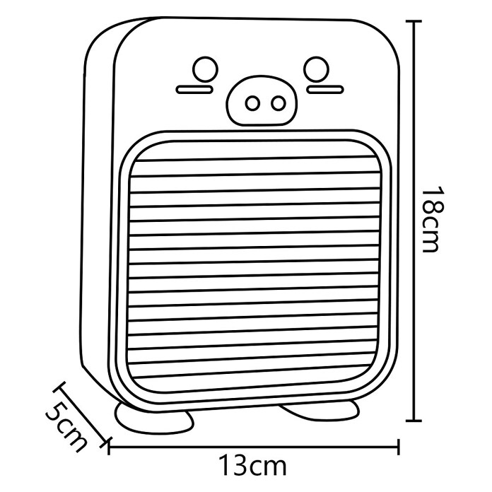 Alemar Ventilador de sobremesa a batería Bruma (Arena) | BAUHAUS