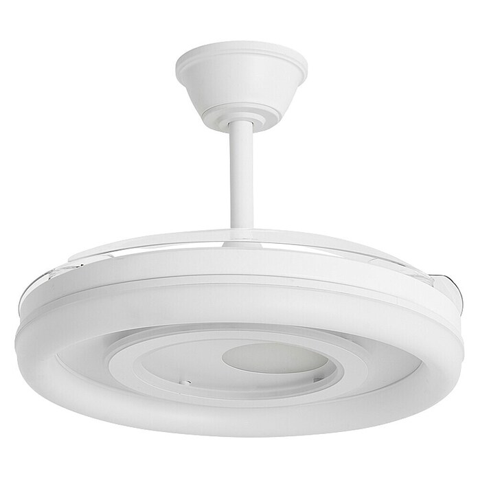 Alemar Ventilador de techo Bribon (Blanco 2, 48 cm - 106 mm, 30 W - 68 W, Blanco frío) | BAUHAUS