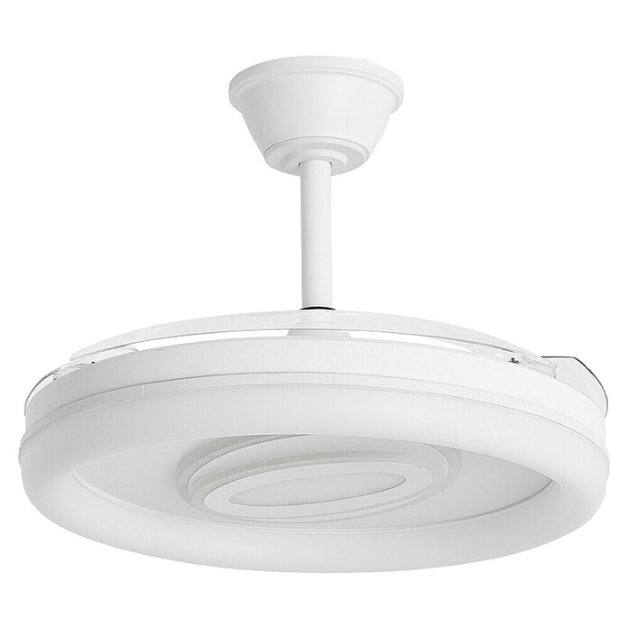 Alemar Ventilador de techo Bribon (Blanco 1, 48 cm - 106 mm, 30 W - 68 W, Blanco frío) | BAUHAUS