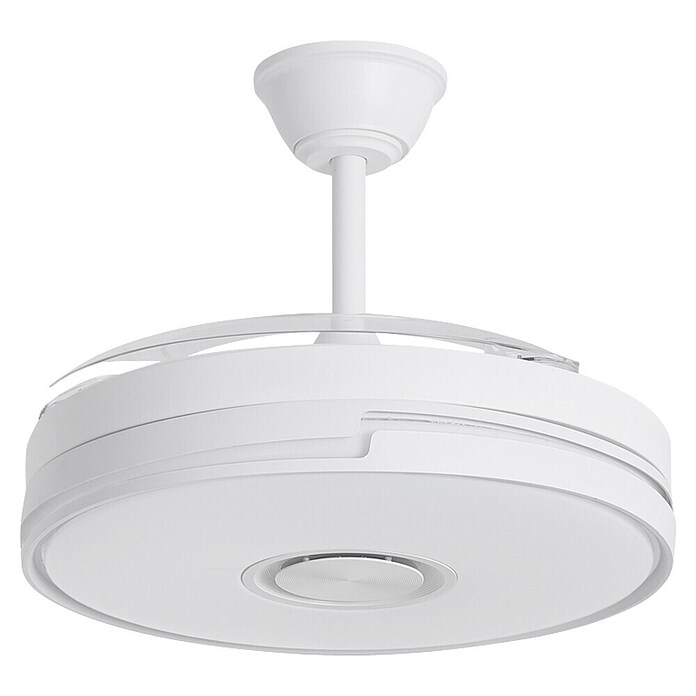 Alemar Ventilador de techo Auron (Blanco, 107 mm, 30 W, RGB) | BAUHAUS