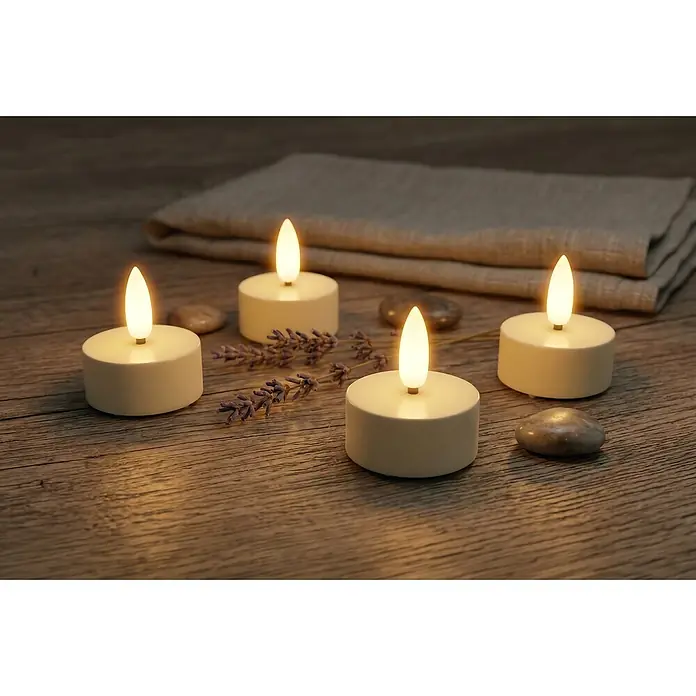 LED-Teelicht 3D Lucina