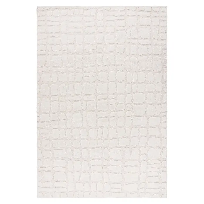 Kayoom Hochflorteppich Angel 125 - Elfenbein, 290 x 200 cm, 100 % Polyester - Draufsicht