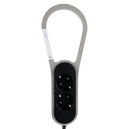 REV  Steckdosenleiste Schutzkontakt mit Karabiner