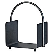 Lienbacher Cesta para leña (51,5 x 37 cm, Acero, Antracita)