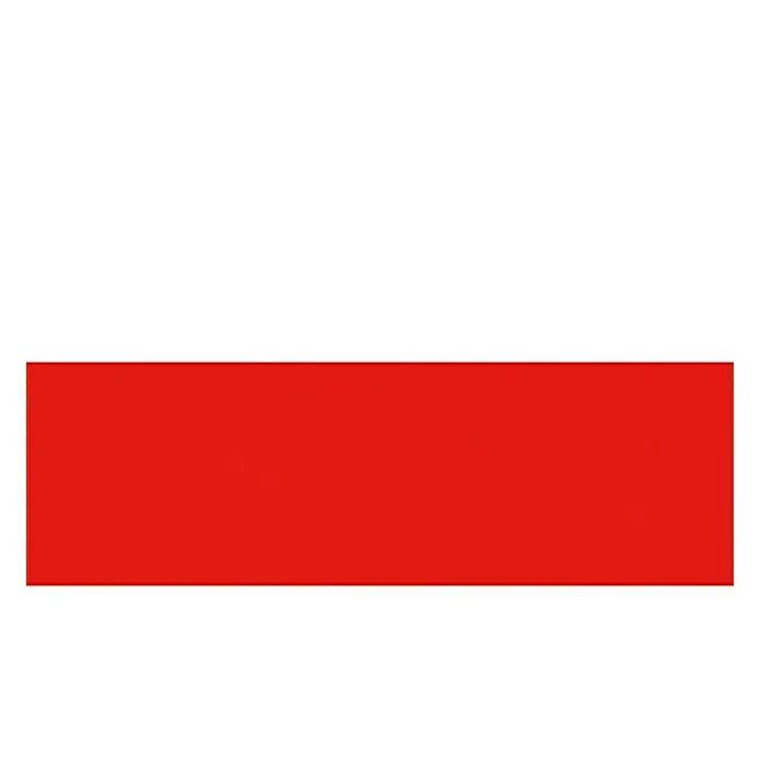 Flagge - Polen, 30 x 20 cm, Spunpolyester - Illustration der Flagge von Polen mit einem einfachen Design, bestehend aus zwei horizontalen Streifen in Weiß oben und Rot unten.