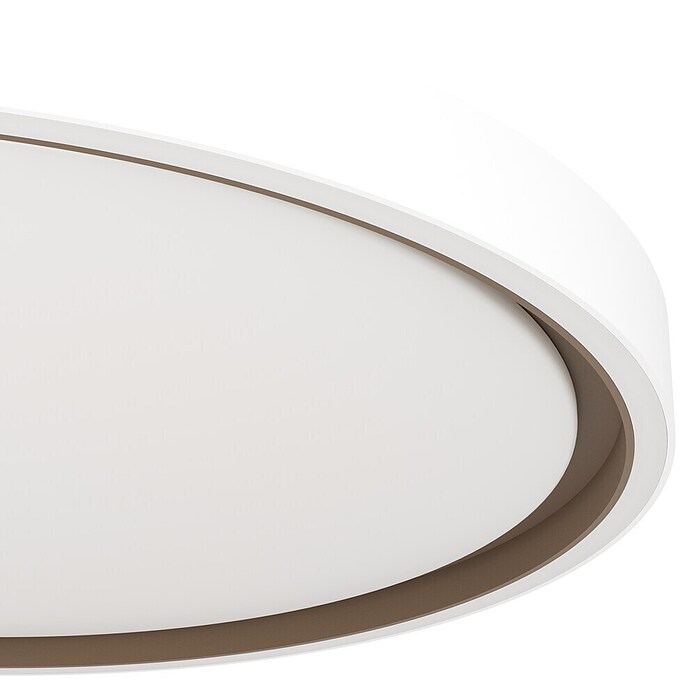 Eglo LED-Deckenleuchte rund Semovigo (18 W, Ø x H: 40 x 6 cm, Dunkles Messing, Neutralweiß) | BAUHAUS