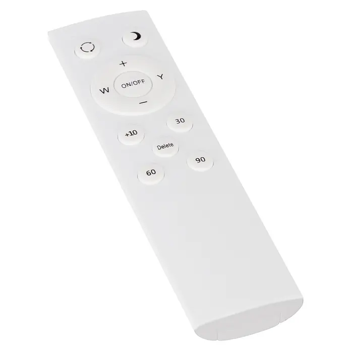 Eglo Plafón LED redondo Pogliola - 43 W, Ø x Al: 50 x 7,5 cm, Blanco, Blanco neutro - Mando a distancia blanco con botones para encendido/apagado, brillo, color (W, Y) y funciones de temporizador (30, 60, 90, +10).