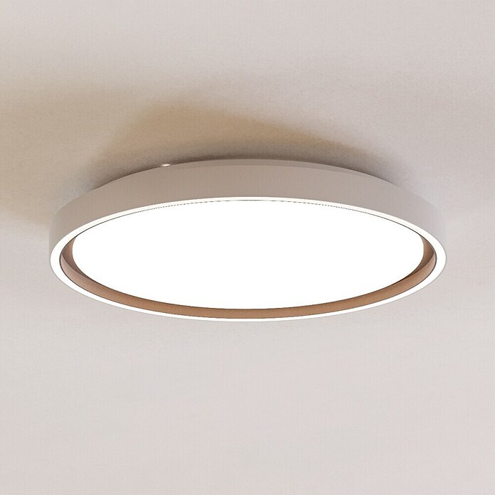 Eglo LED-Deckenleuchte rund Semovigo (18 W, Ø x H: 40 x 6 cm, Dunkles Messing, Neutralweiß) | BAUHAUS