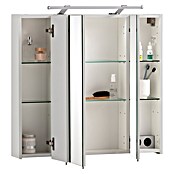 Schildmeyer LED-Spiegelschrank Look (Breite: 70 cm, Energieeffizienzklasse: A++ bis A, Mit Beleuchtung, MDF, Weiß)