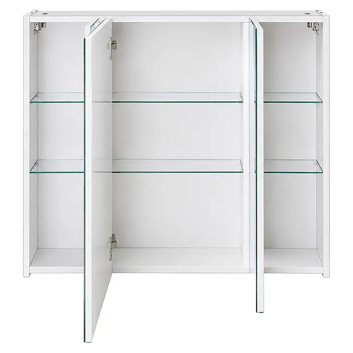 Schildmeyer Spiegelschrank Basic - B x H: 80 x 70,7 cm, Holz - Vorderansicht