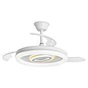 Alemar Ventilador de techo Bribon (Blanco 1, 48 cm - 106 mm, 30 W - 68 W, Blanco frío) | BAUHAUS