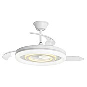 Alemar Ventilador de techo Bribon (Blanco 2, 48 cm - 106 mm, 30 W - 68 W, Blanco frío) | BAUHAUS