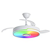 Alemar Ventilador de techo Auron (Blanco, 107 mm, 30 W, RGB) | BAUHAUS