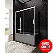 GME Pieza lateral para mampara de ducha Basic (L x Al: 75 x 150 cm, Vidrio transparente, Blanco) | BAUHAUS