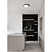 Eglo Fueva 6 Ledpaneel, rond (14,2 W, Ø x h: 27,8 x 2,5 cm, Zwart, Warm wit) | BAUHAUS