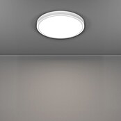 Eglo Fueva 6 Ledpaneel, rond (14,2 W, Ø x h: 27,8 x 2,5 cm, Wit, Warm wit) | BAUHAUS
