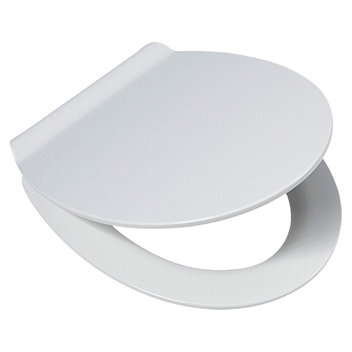 Poseidon WC daska Flat  (Duroplast, Bijele boje, Samospuštajuća) | BAUHAUS