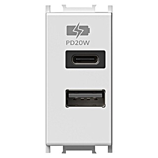 USB vtičnica (Bela)