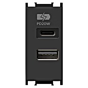 USB vtičnica  (Črna) | 3211 - Markenschalter innen UP | CBCA - Markenschalter | CBC - Schalterserien | CB - Elektroinstallation | C - Elektro | BAUHAUS