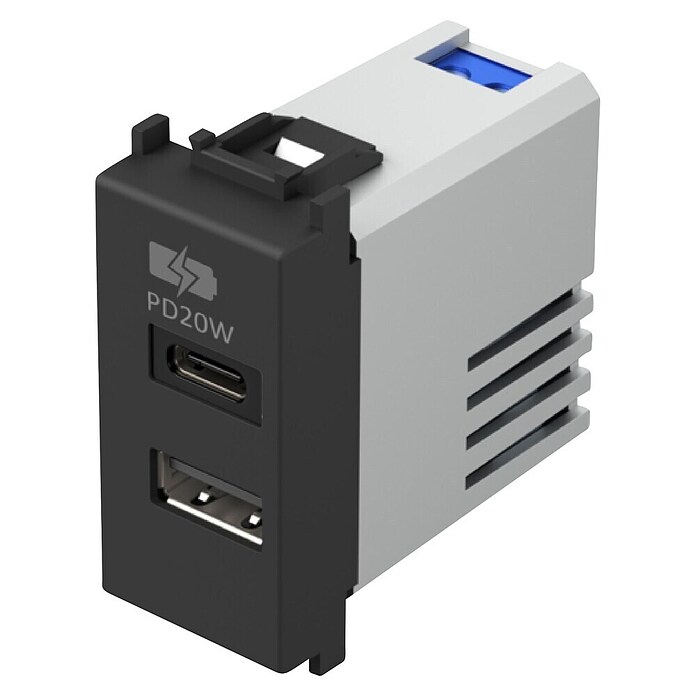 USB vtičnica  (Črna) | 3211 - Markenschalter innen UP | CBCA - Markenschalter | CBC - Schalterserien | CB - Elektroinstallation | C - Elektro | BAUHAUS