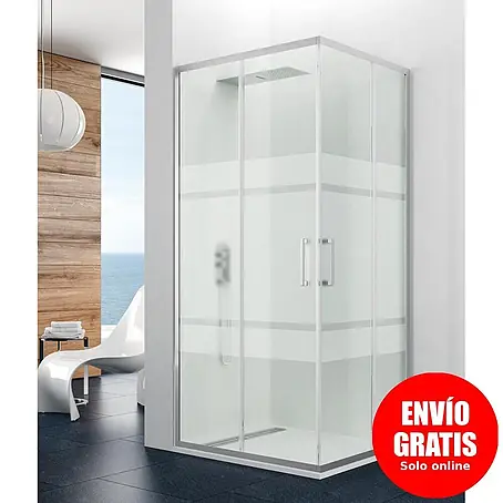 GME  Mampara de ducha esquinera Prestige Angular