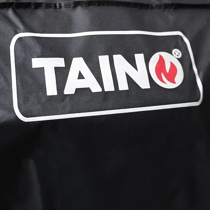 TAINO Grill-Schutzhülle - Passend für: Universal nutzbar - TAINO HERO Holzkohlegrill & TAINO HERO Smoker (93535), Oxford-Polyester, 400D + UV Schutz, 270 g/m², Schwarz