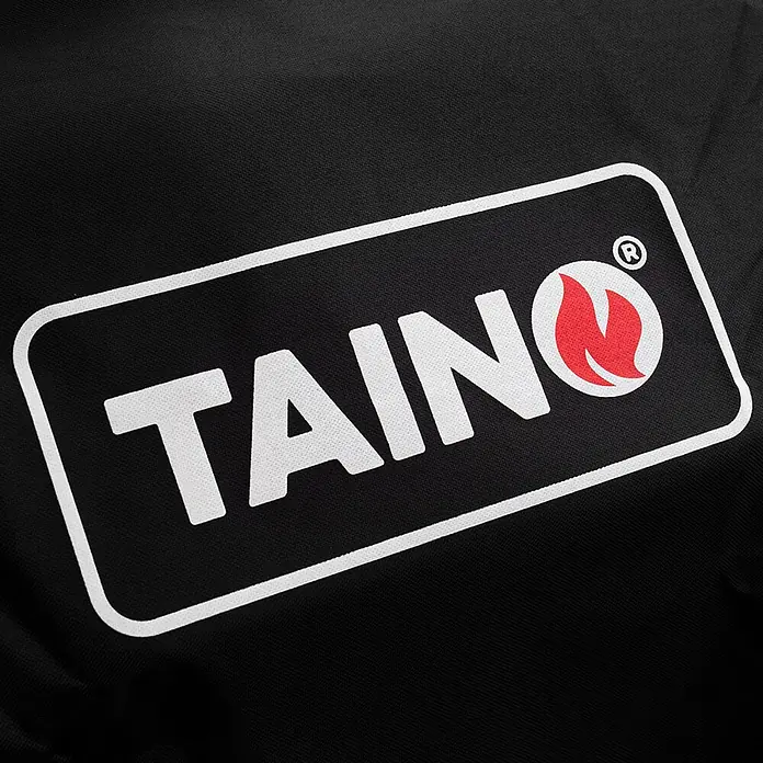TAINO Grill-Schutzhülle BASIC Abdeckhaube - Passend für: Geeignet für die Modelle 3+1 / 4+1 / 6+1 der Serie "BASIC"., Hochwertiges Polyester, 400D + UV Schutz, 270 g/m², Schwarz
