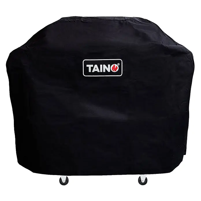 TAINO Grill-Schutzhülle - Passend für: Universal nutzbar - TAINO RED 4+1, PRO 4-Brenner, RED 6+1 und YAMARA 4+2, sowie für andere Grillgräte und Hersteller, 600D Polyester, 210 g/m², Schwarz