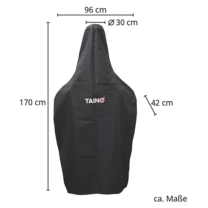 TAINO Grill-Schutzhülle - Passend für: Universal für andere Modelle verwendbar, Oxford-Polyester, Schwarz