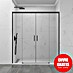 GME Mampara de ducha frontal Basic Spazio 