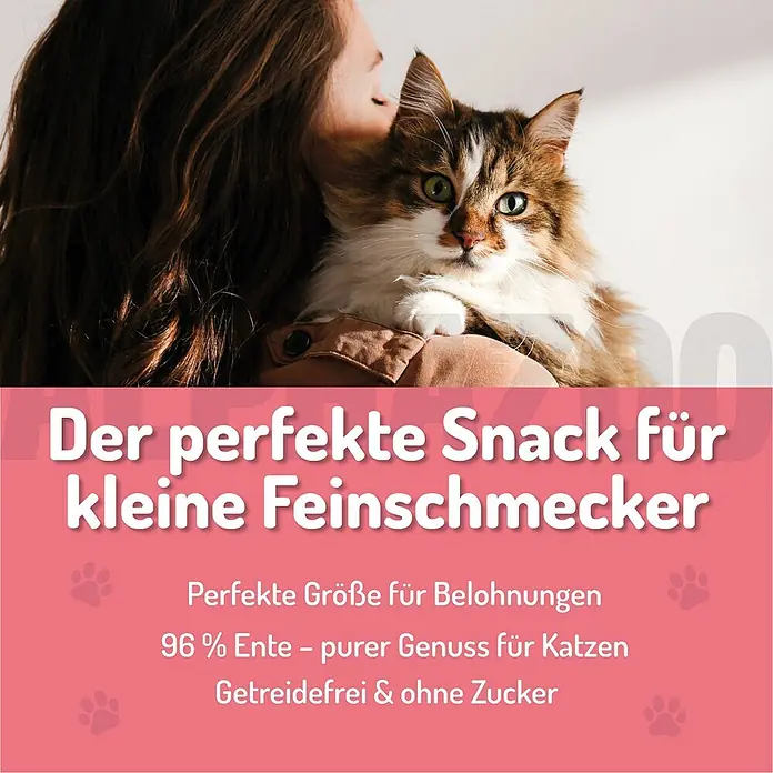 Alphazoo Katzensnack Ente Ente Ente Ente - 195 g