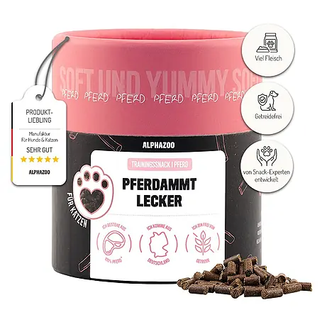 Alphazoo  Katzensnack Pferdammt Lecker