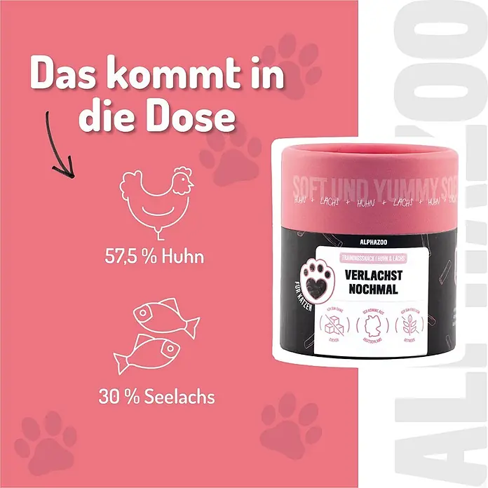 Alphazoo Katzensnack Verlachst Nochmal - 65 g