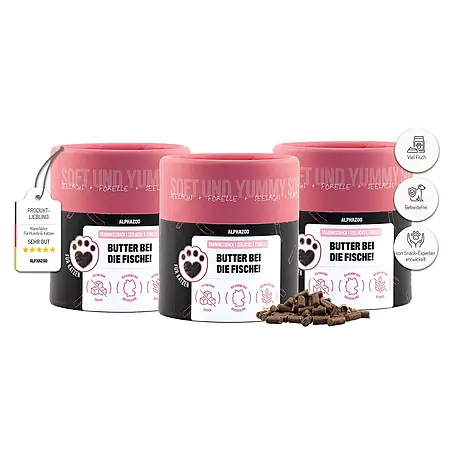 Alphazoo  Katzensnack Butter bei die Fische