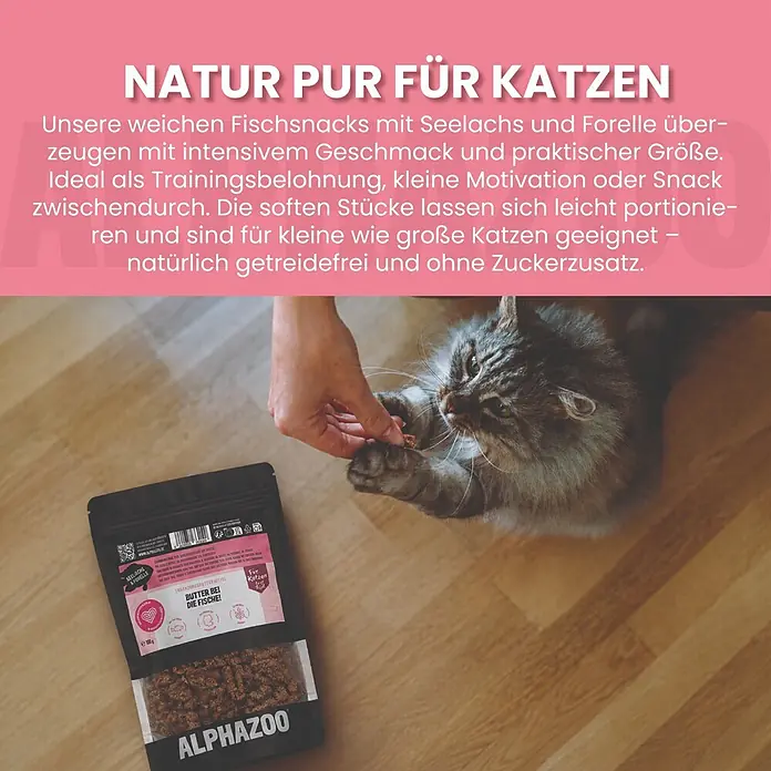 Alphazoo Katzensnack Butter bei die Fische - 160 g